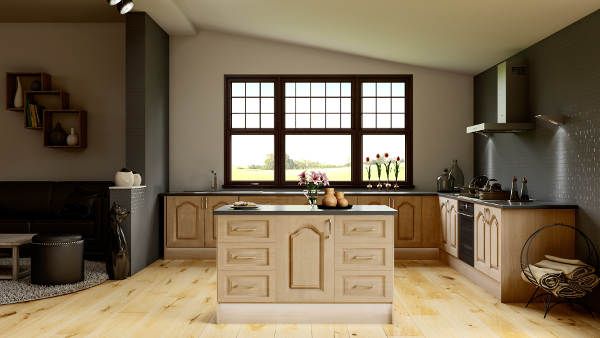 Woodgrain Kitchens